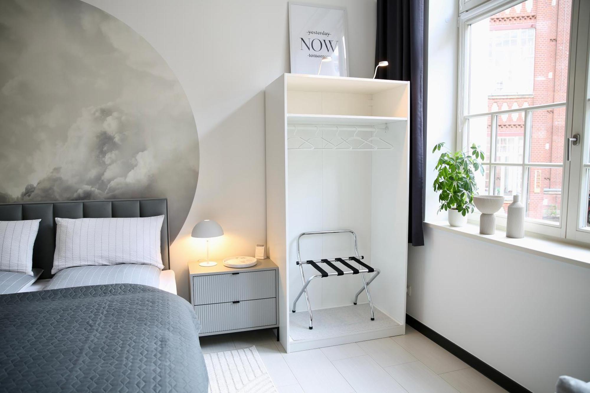 Meos 3 -Zentrum-Hofblick-Gym-Netflix Leipzig Luaran gambar